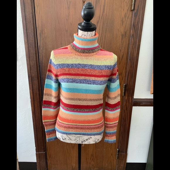 The Limited Sweaters - 🌈Limited - Women’s Multicolored Stripe Sweater 🌈